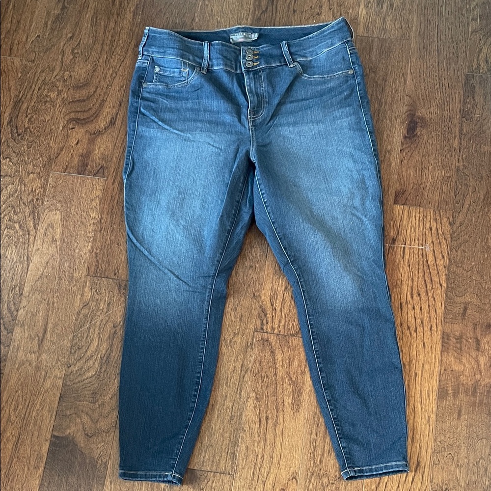 Torrid Dark Blue Ankle Jeans